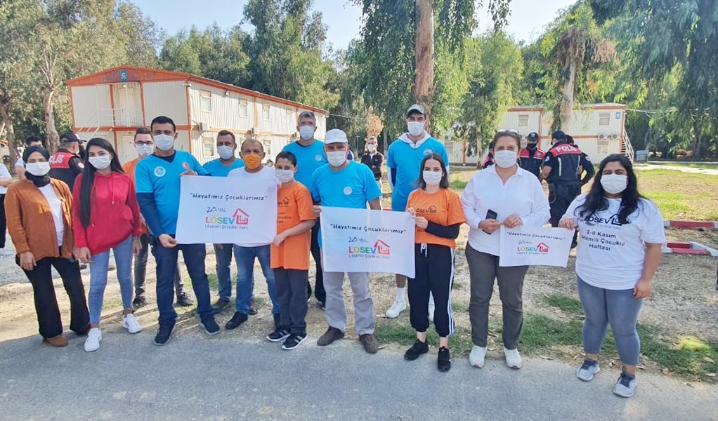 Tarsus Gençlik Kampı LÖSEV üyelerini ağırladı