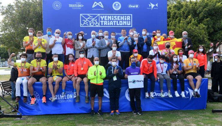 Yenişehir’de triatlon heyecanı yaşandı
