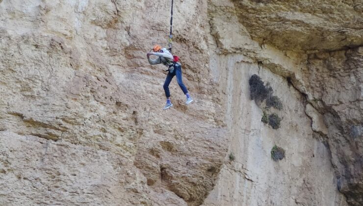 Kayacı Vadisi’nde rope jumping heyecanı