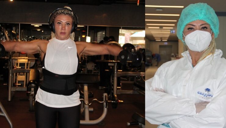 Hem sporcu hem de sağlıkçı!