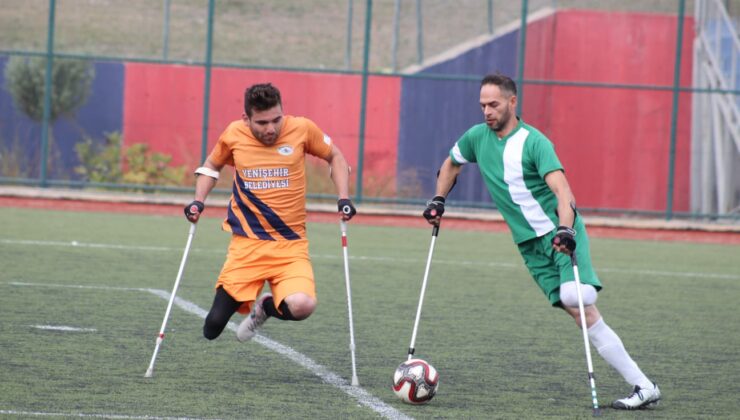 Ampute 3 attı 3 aldı