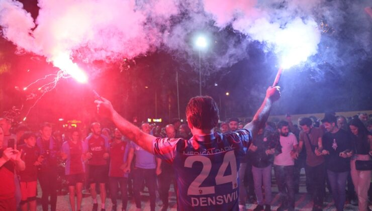Mersin’de Trabzonspor coşkusu