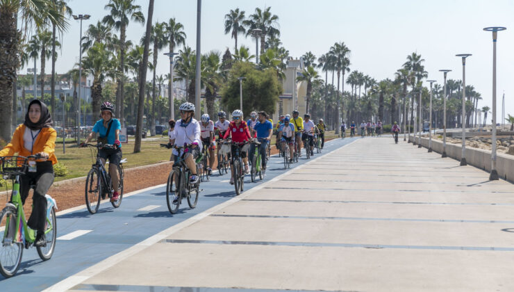 Mersin’de pedallar çevrildi