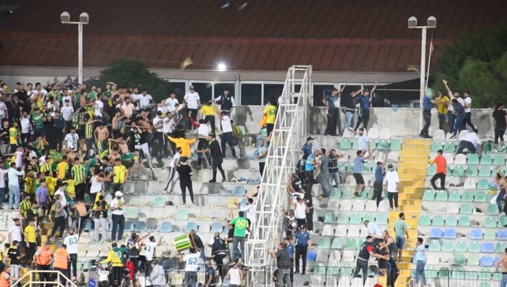 Tarsus’ta olaylı maç
