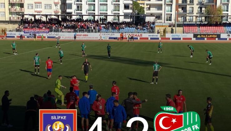 Gol düellosunun galibi Silifke: 4-2