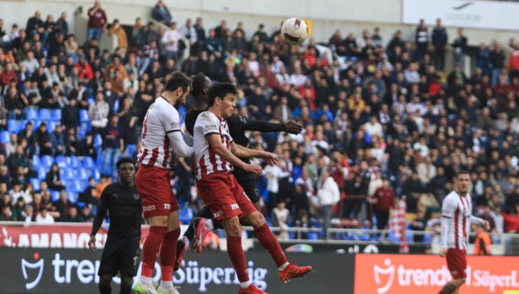 Hatay 1 puanı kurtardı: 1-1