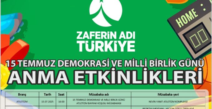 15 Temmuz Ruhu Mersin’de sporla yaşatılacak