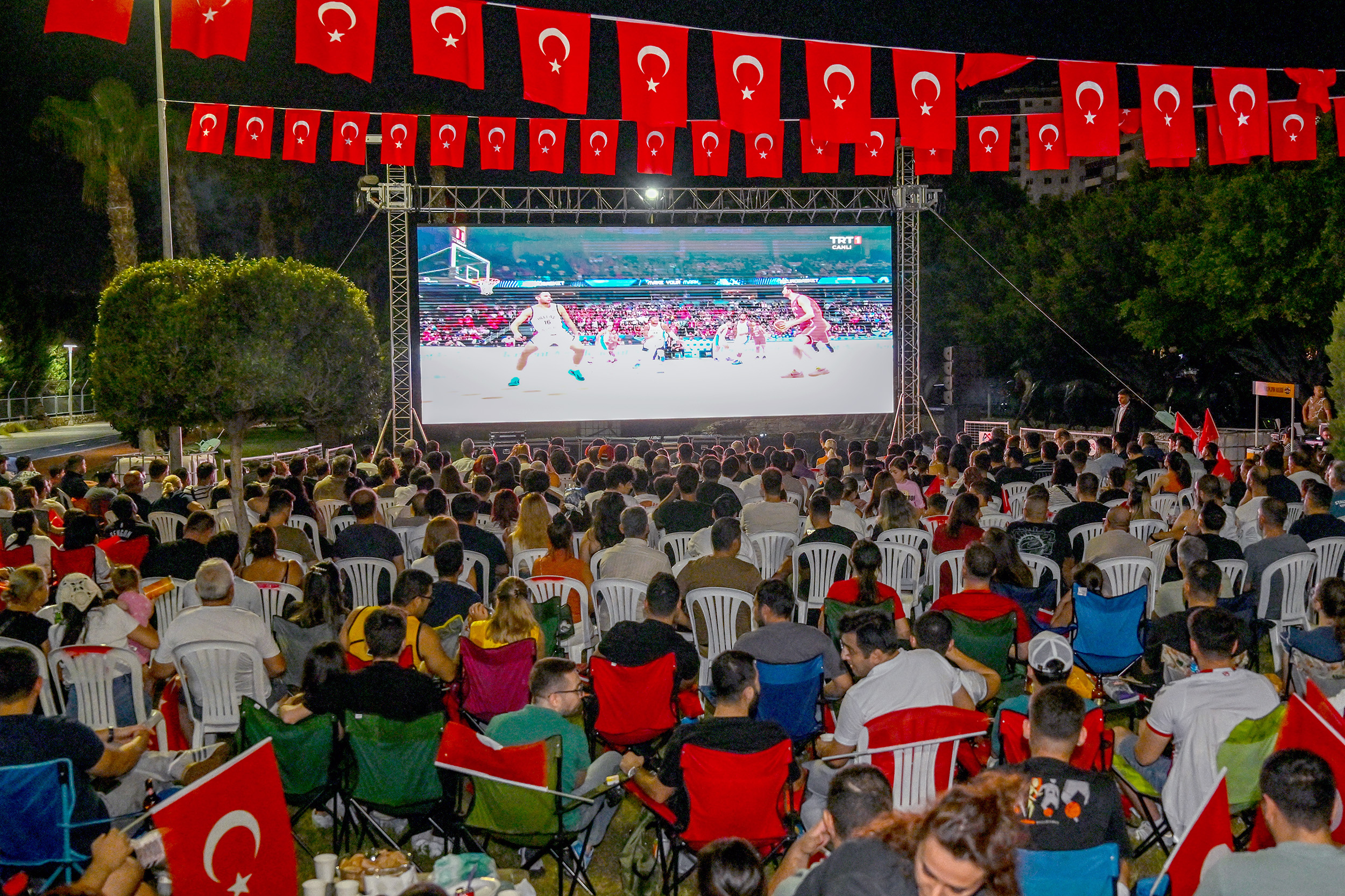 Final maçında da dev ekran kurulacak